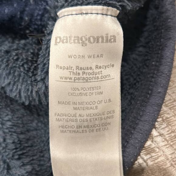 Patagonia Women's Re-Tool Snap-T Fleece Pullover Dark Navy Size S - Picture 7 of 8